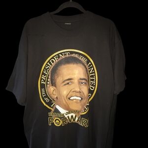 President Barack Obama Black Graphic T-Shirt